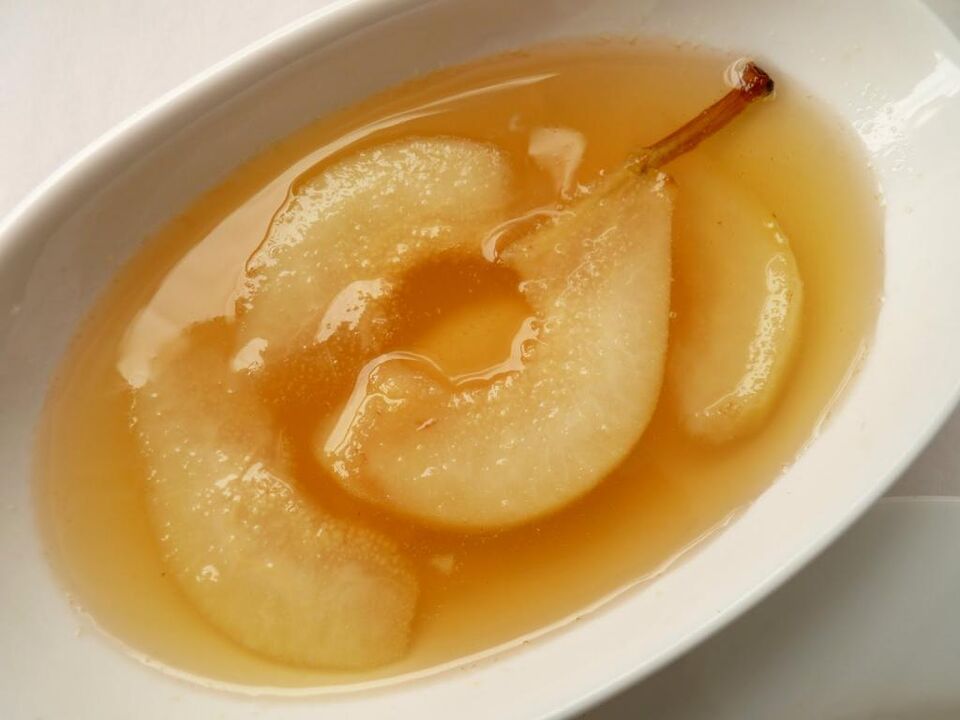 It is beneficial for patients with prostatitis to include pear compote in their diet