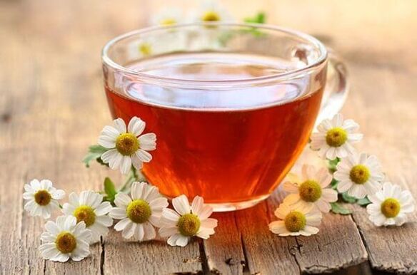 Chamomile crawl for prostatitis